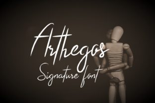 Arthegos: A Charming Script Font for Modern Design