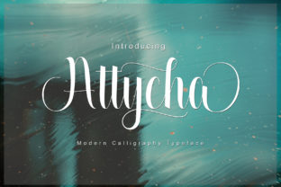 Attycha: A Romantic Script Handwritten Font for Crafters