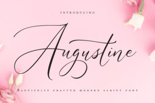 Augustine: A Bold Script Font for Makers