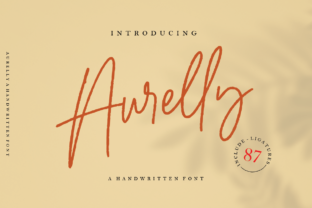 Aurelly: A Modern Script Font for Elegant Web Design