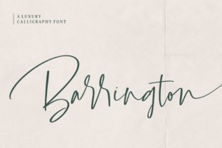 Barrington: A Sophisticated Script for Editorial Design