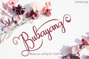 Bubayang: A Romantic Script Font for Elegant Design