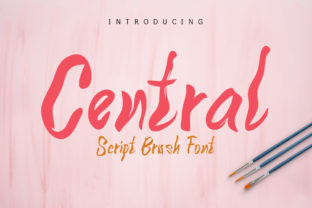 Central: A Handmade Script Font for Editorial Design