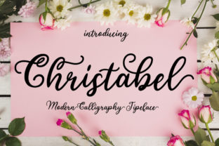 Christabel: A Modern Calligraphy Font for Campaigns