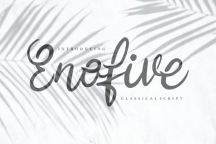 Enofive: A Modern Script Font for Business