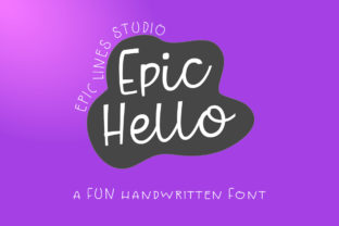 Epic Hello: A Casual Script Font for Editorial Design