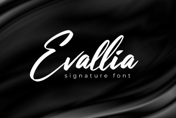 Evallia: A Modern Script Font for Campaigns