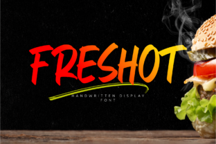 FresHot: A Bold Script Handwritten Font for Editorial Design