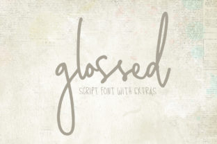 Glossed: A Bold Script Font for Modern Web Design