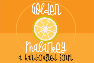 Golden Malarkey: A Whimsical Script Font for Web Design