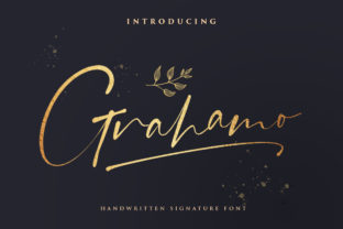 Grahamo: A Bold Script Font for Your Brand