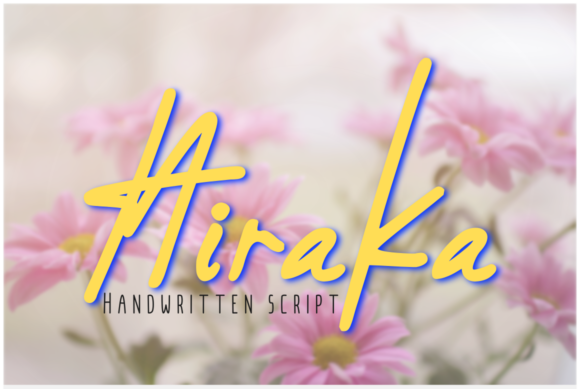 Hiraka: A Strong Script Font for Digital Brands