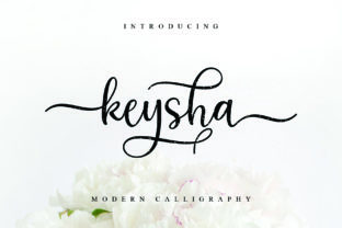 Keysha: A Modern Script Typeface for Web Design