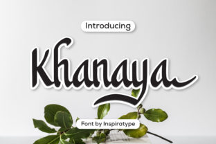 Khanaya: A Bold Script Font for Makers