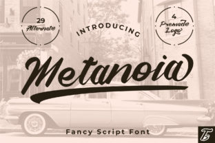 Metanoia: A Bold Script Font for Brand Identity