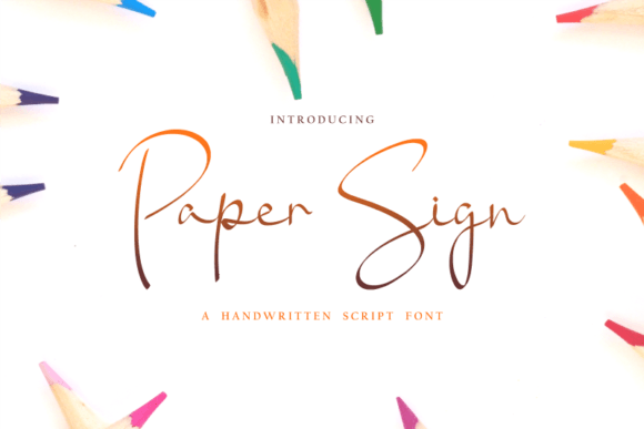 Paper Sign: A Premium Script Handwritten Font for Branding