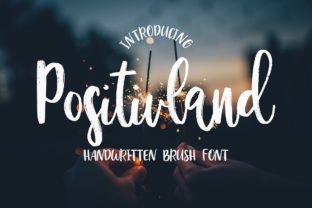 Positivland: A Fun Script Handwritten Font for Editorial Design