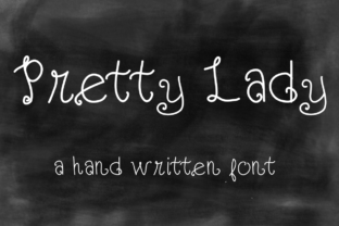 Pretty Lady: A Quirky Script Handwritten Font for Makers