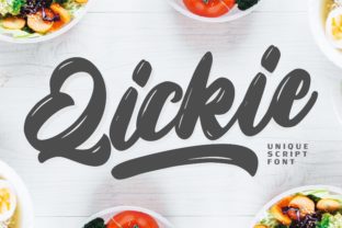 Qickie Font Review: A Bold Script for Authentic Branding