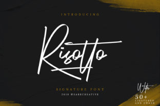 Risotto: A Bold Script Font for Modern Campaigns