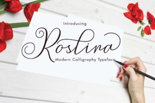 Roslina: A Romantic Script Font for Crafters