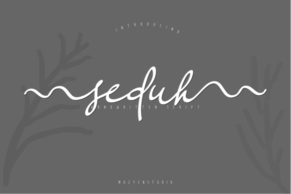 Seduh: The Script Font for Polished Branding