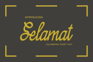Selamat: A Luxurious Script Handwritten Font Review