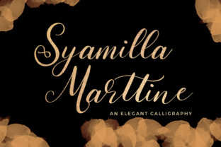 Syamilla Marttine: An Elegant Script Font for Editorial Design